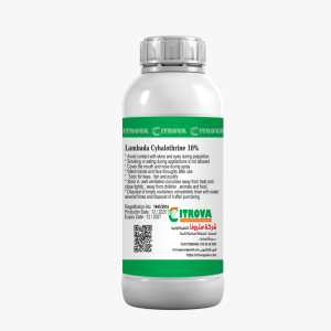 ملصق مبيد لمبادا 10% وتركيزه