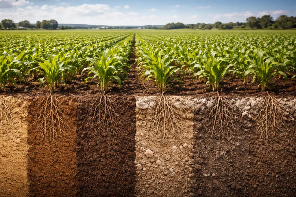 أسمدة متخصصة مصممة خصيصًا لأنواع التربة المختلفة لتحسين امتصاص العناصر الغذائية