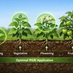 تأثير توقيت استخدام منظمات النمو النباتية على مراحل نمو النبات والإنتاج