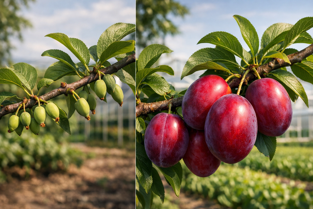 تأثير منظمات النمو النباتية على تكبير حجم الثمار وتحسين جودة المحصول